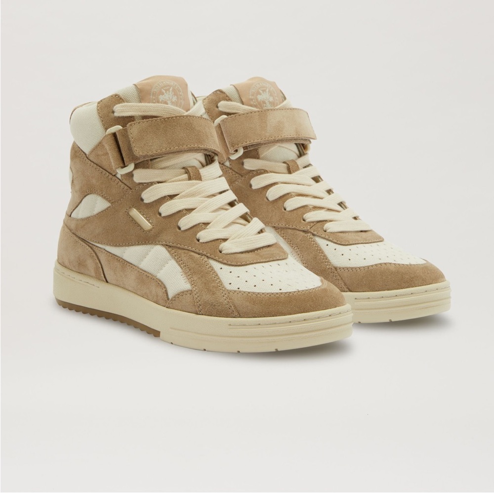 PALM ANGELS HIGH TOP UNIVERSITY SNEAKERS SUEDE